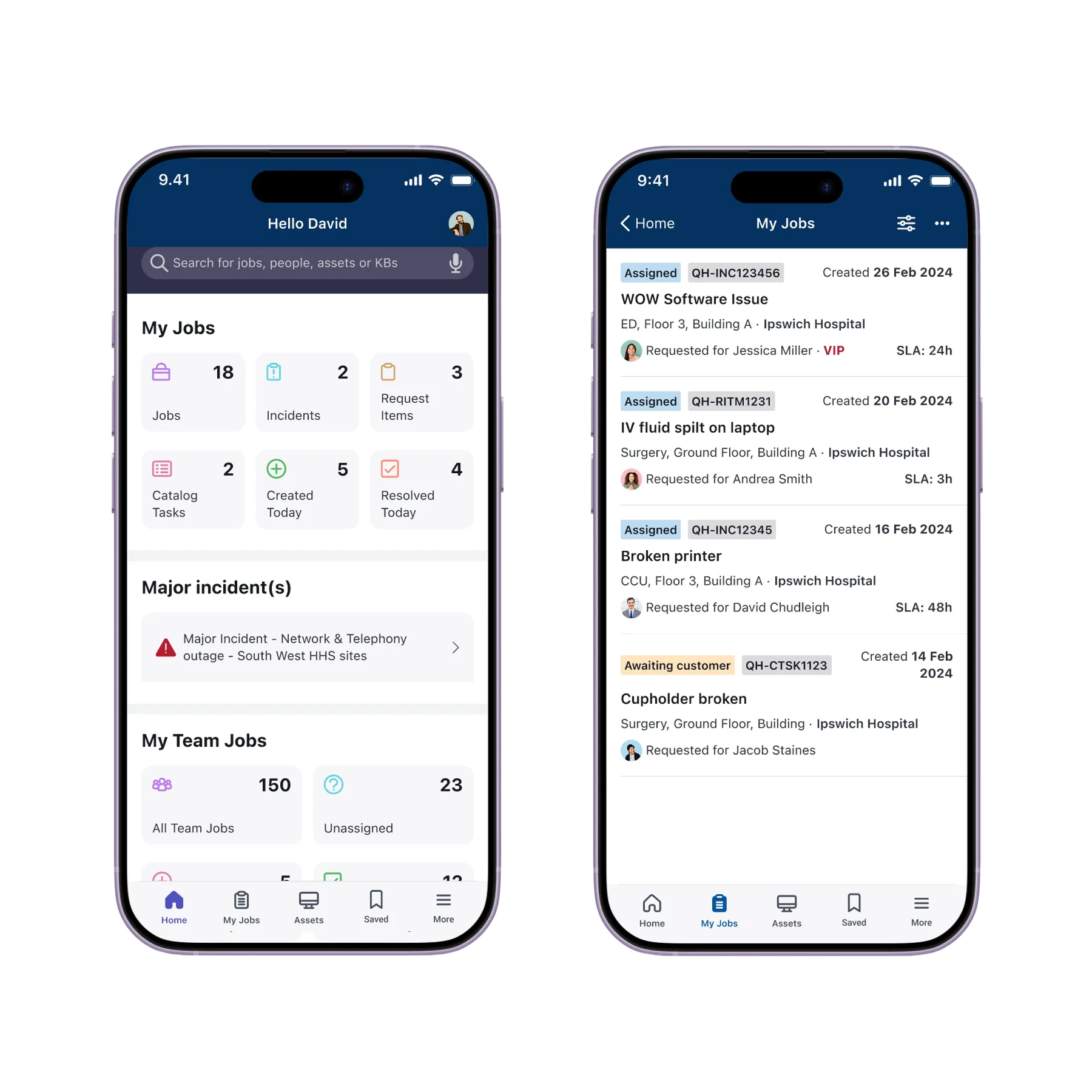 ServiceNow Mobile Workflow Experience