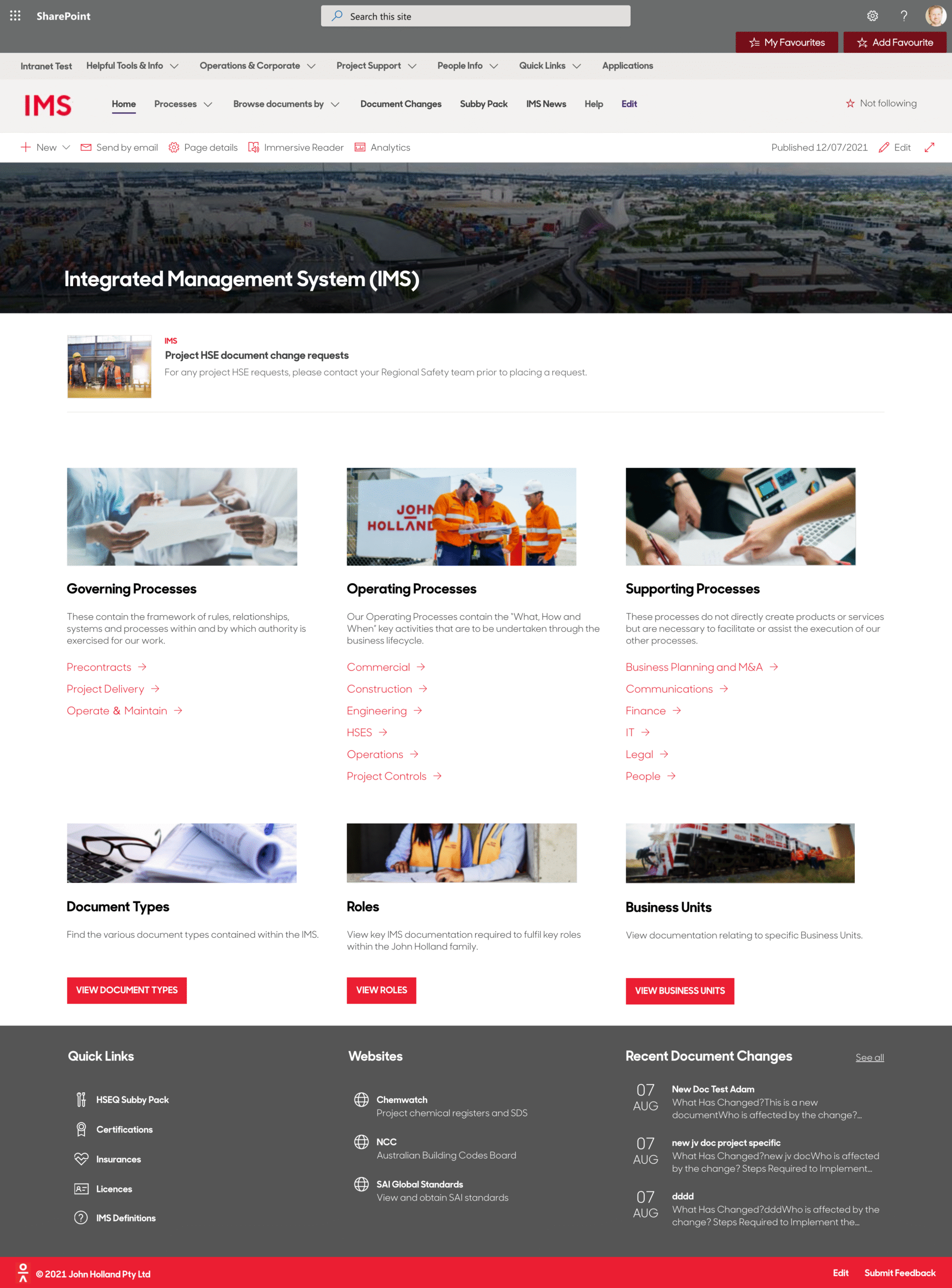 Protected: John Holland Group: ‘Project Workbench’ and ‘Integrated Management System’
